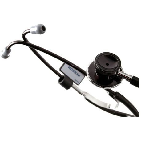 Estetoscopio Básico color Negro Completo para Pediatría con Campana doble de acero inoxidable - Marca Checkatek