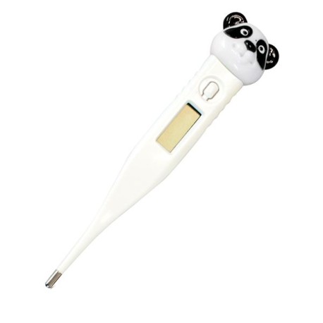 Termómetro Pediátrico Digital con forma de Panda para uso Oral, Axilar y Rectal - Marca Checkatek